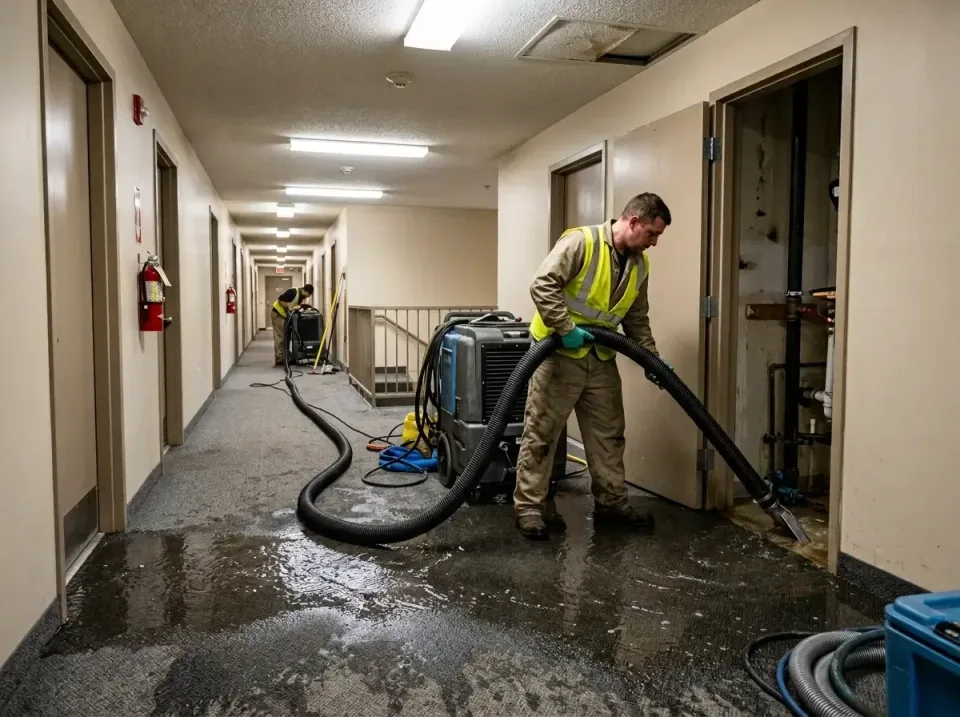 multi-unit-apartment-hallway-f-005 — frequently asked questions, Emergency Burst Pipe Water Extraction & Removal in Galevill…